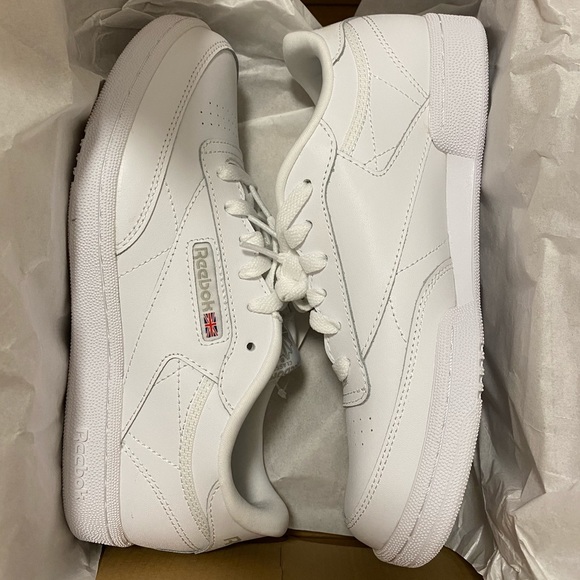 NEW Reebok Club C (all white) - Picture 2 of 7